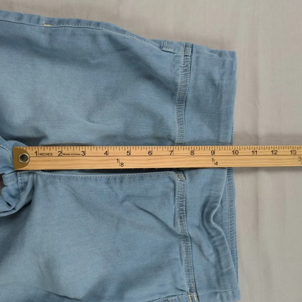 Free People Jeans‎ Womens XS 24 Blue Boot Cut Cropped In My Feelings Stretch